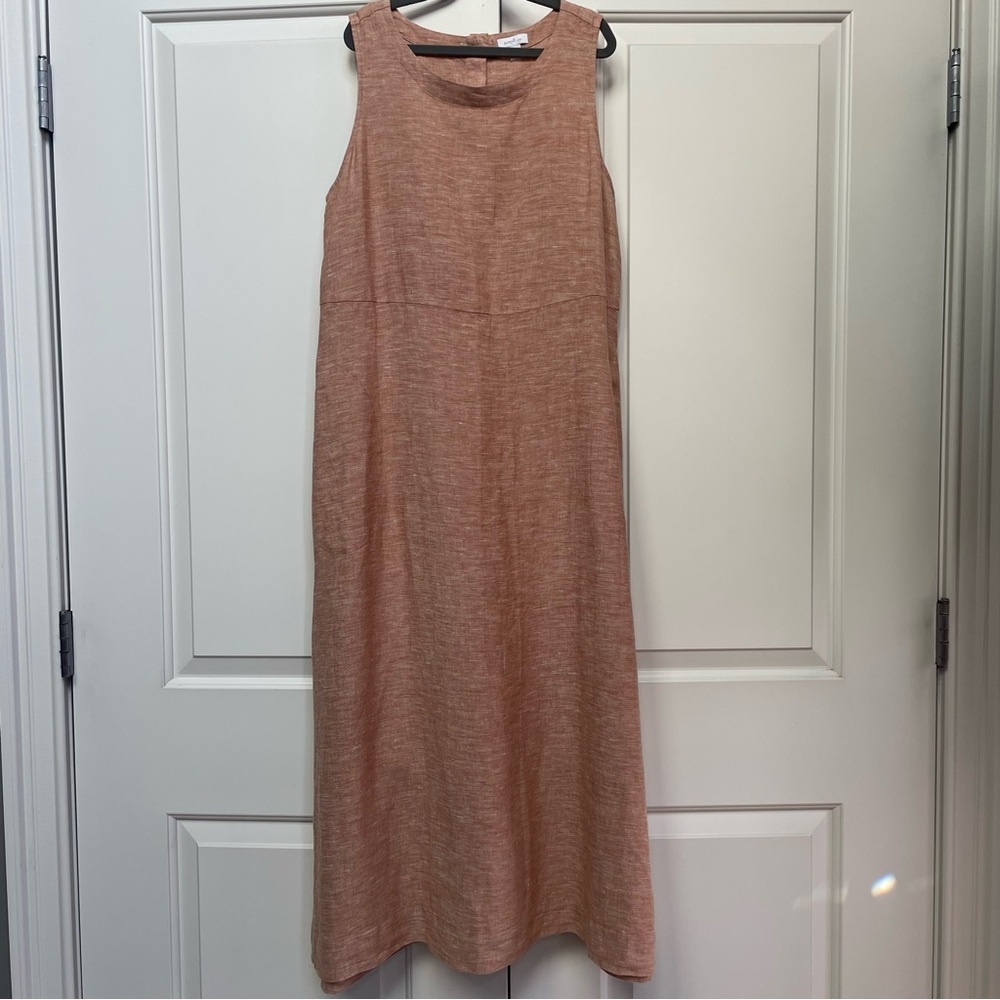 Classic Sleeveless Maxi Dress in Dusty Rose